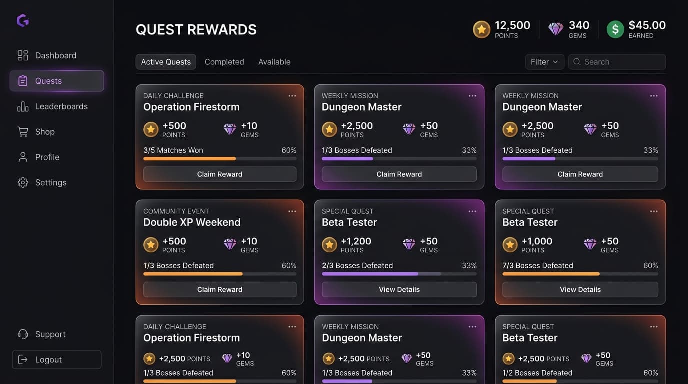 Nukleus Nexus Dashboard